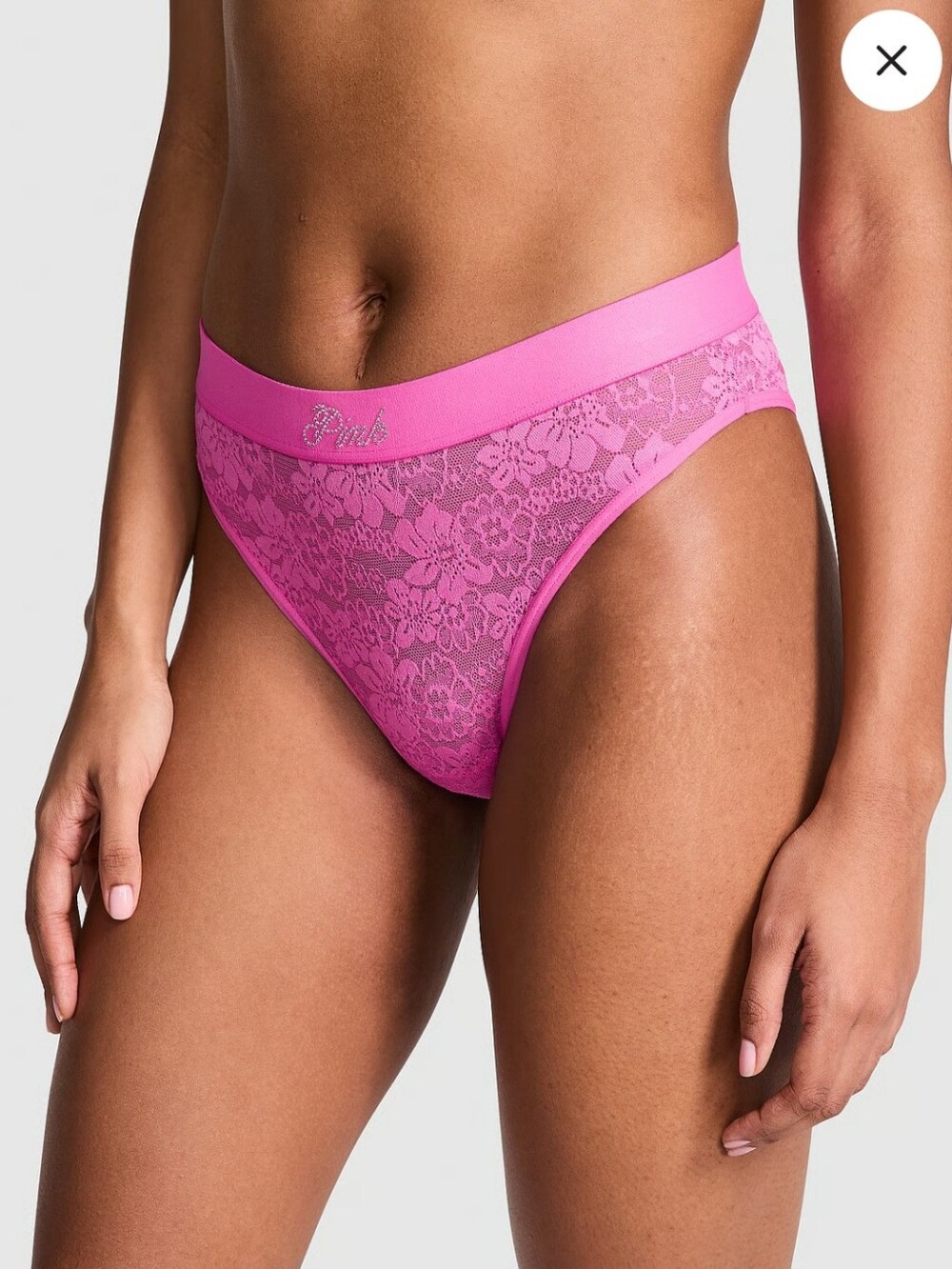 Victoria's Secret Bling Lacie Logo Brazilian Panty